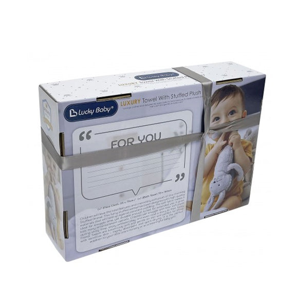 Luxury Bath Towel W/Stuffed Plush Toy