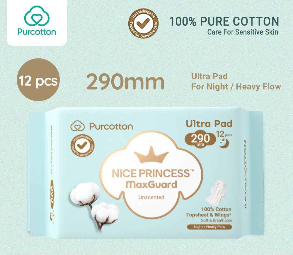 Purcotton Nice Princess MaxGuard Sanitary Pad Pure Cotton
