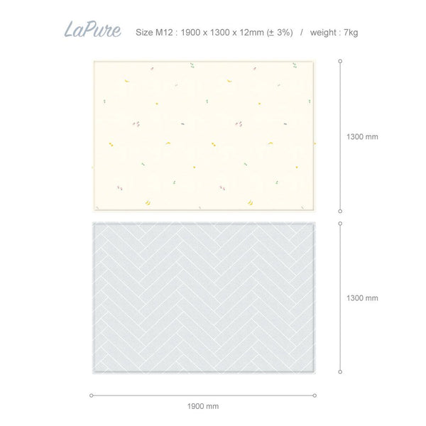 Parklon LaPure Bumper Playmat - Minimal Fruits (S12/M12/L15)