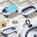 Lucky Baby Saly Collapsible Bath Tub W/Thermometer-3