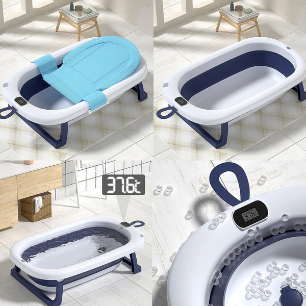 Lucky Baby Saly Collapsible Bath Tub W/Thermometer (Promo)