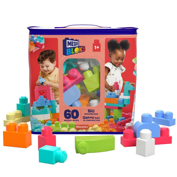 Fisher Price Mega Bloks - Big Building Bag 60pcs