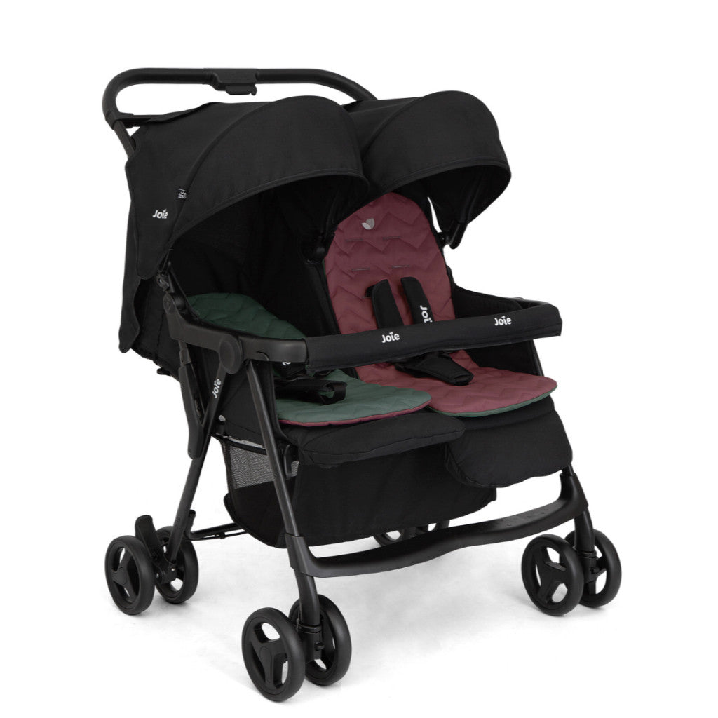 Joie Aire Twin Stroller + Rain Cover (1-Year Warranty)