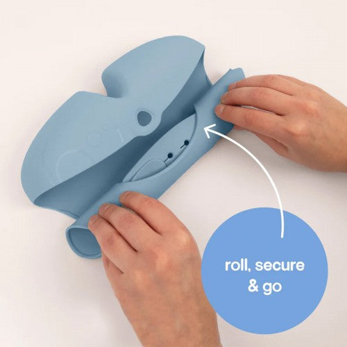 B.box Silicone Bib Roll & Secure More Compact