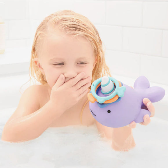 Skip Hop ZOO® Narwhal Ring Toss Baby Bath Toy