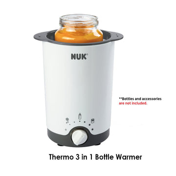 NUK Thermo 3 in 1 Bottle Warmer (Heat Up  Keep Warm  Defrost) - 0