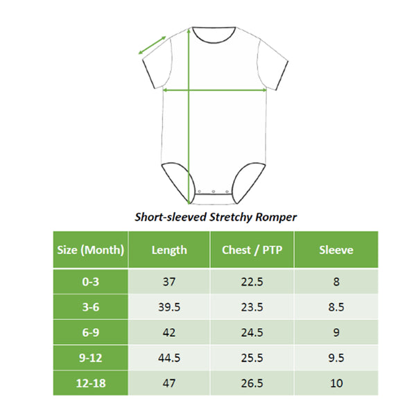 Simply Life Short-sleeved Stretchy Romper