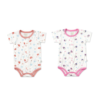 Simply Life Short-sleeved Creeper with Front Buttons