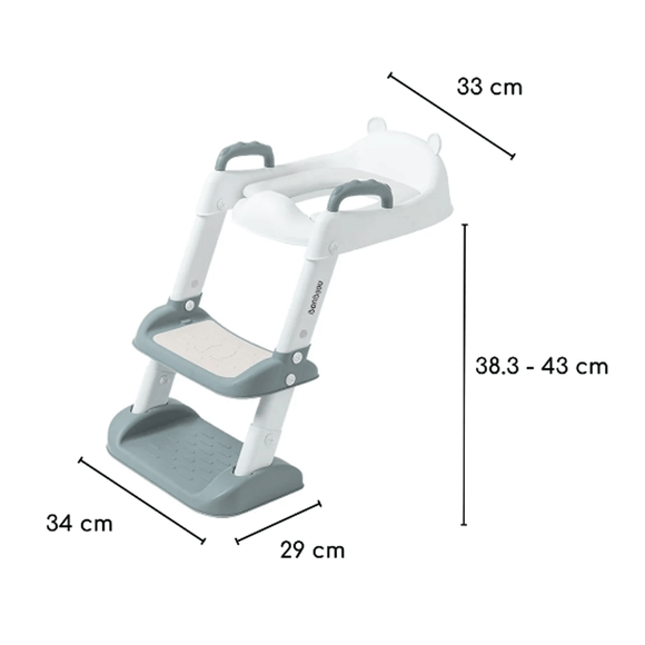 Bonbijou Training Potty Seat With Foldable Step Ladder