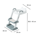 Bonbijou Training Potty Seat With Foldable Step Ladder
