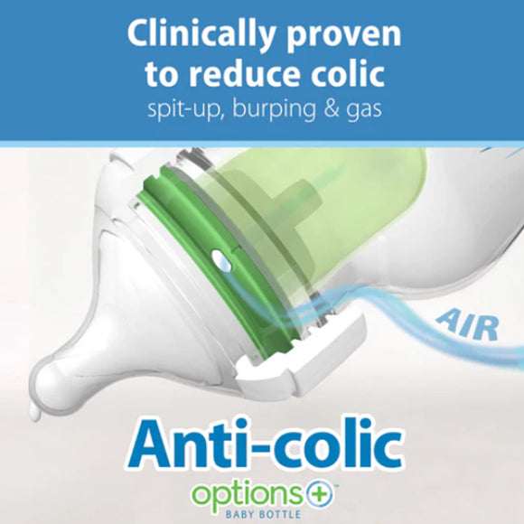 Dr Brown's Options+ Wide Neck PPSU Bottle w/L2 Nipple (Dragon) 150ml/270ml