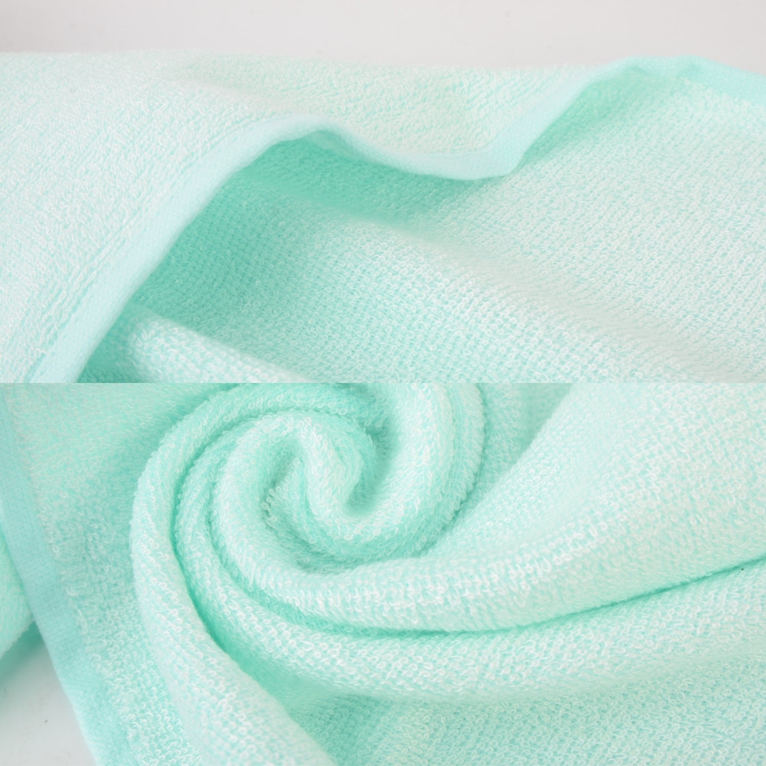 Hudson Baby 2Pcs Bamboo Washcloth (Woven Terry）