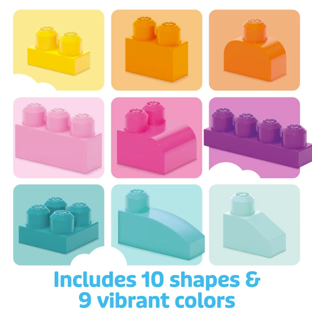 Fisher Price Mega Bloks - Big Building Bag 80pcs