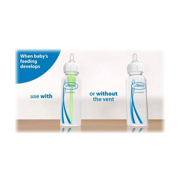 Dr Brown's Glass Wide-Neck Options+ Baby Bottles (150ML/270ML)