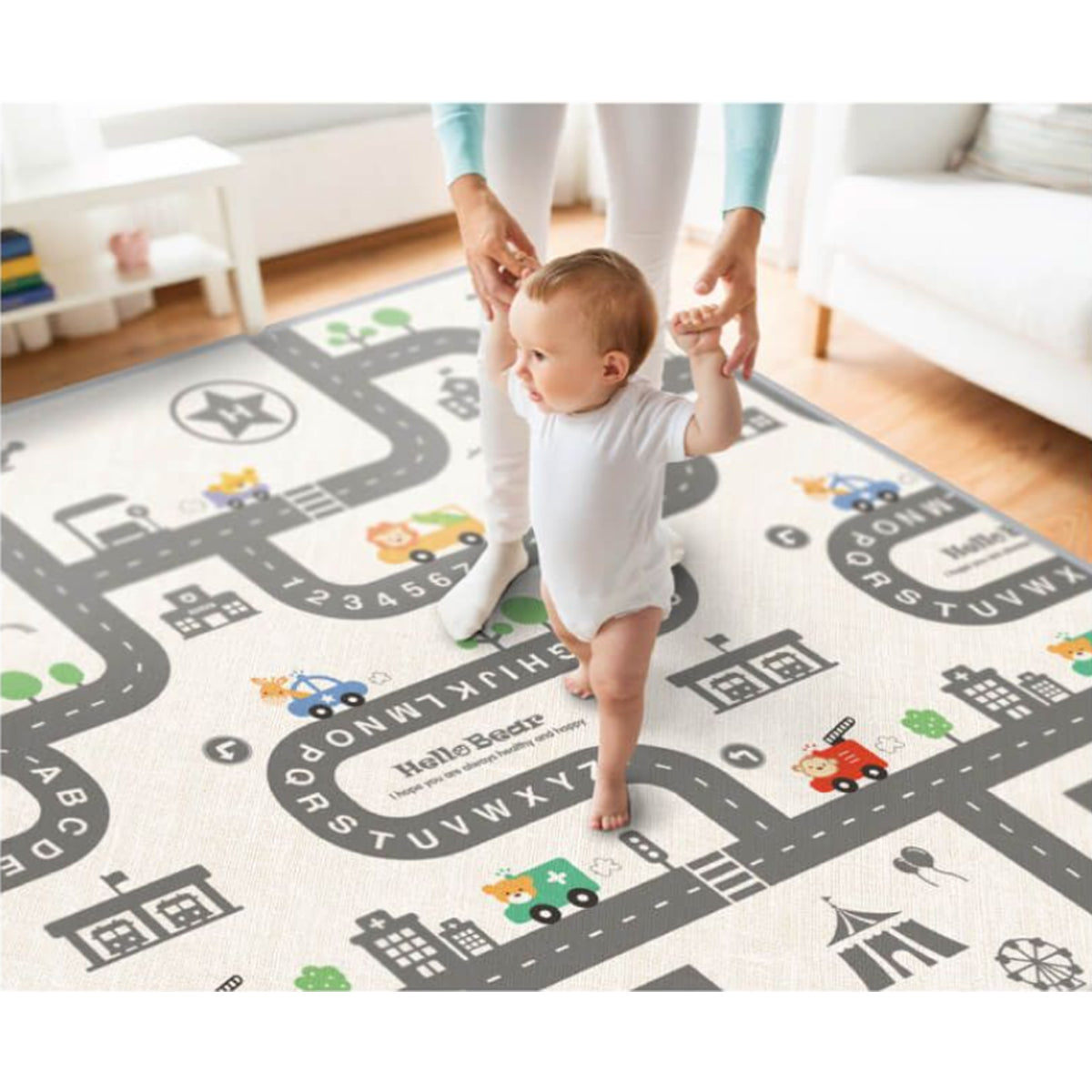 Parklon PE Roll Mat - Simple Road (2000mm x 1500mm x 10mm) - 0