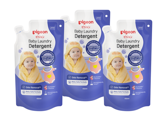 Pigeon Baby Eco-Friendly Laundry Detergent Refill Pack Collection 450ml