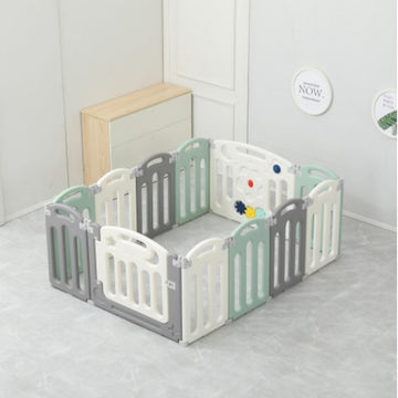 Lucky Baby Smart System Foldable Safety Play Yard - Moon Star - 0