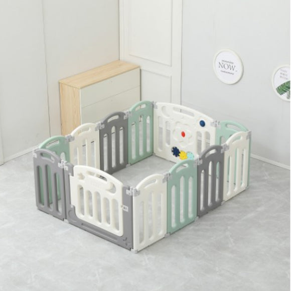 Lucky Baby Smart System Foldable Safety Play Yard - Moon Star