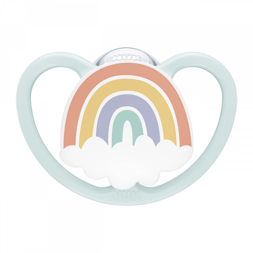 NUK Space Silicone Soother Pacifier (0-6/6-18/18-36 Months)