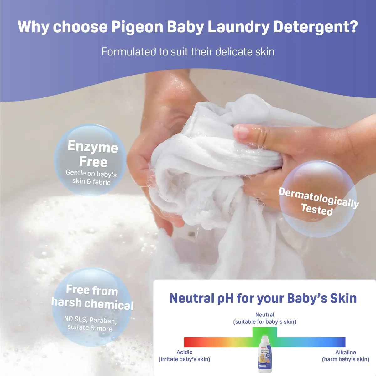Pigeon Baby Eco-Friendly Laundry Detergent 500ml