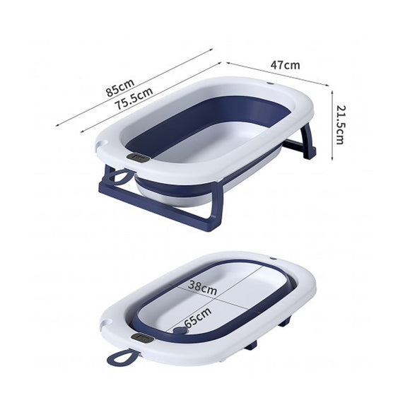 Lucky Baby Saly Collapsible Bath Tub W/Thermometer