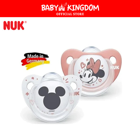 NUK Mickey/Minnie Silicone Soother 2pcs