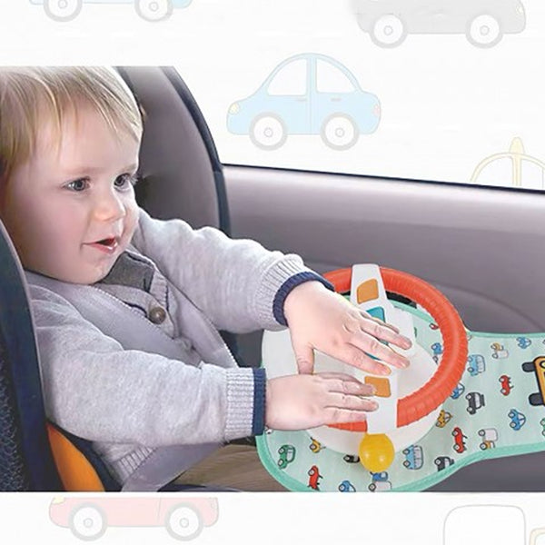 Lucky Baby On The Go Deluxe Steering Wheel W/Mirror (promo)