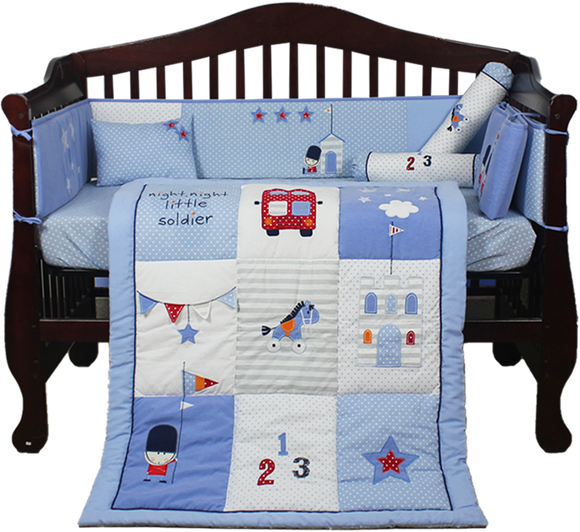 Babydreams 100% Cotton 7 pcs Bedding Set with Embroidery