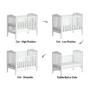 [Free Installation]  Australia Boori Palm Covertible Cot Bed