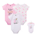 Hudson Baby 3pcs Bodysuit Short Sleeve Set (0-3m/3-6m/6-9m/9-12m)-34