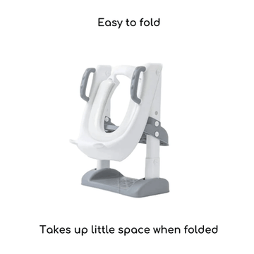 Bonbijou Training Potty Seat With Foldable Step Ladder - 0