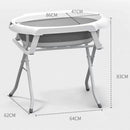 Lucky Baby Collato Bath Tub W/Stand + Bath Support-6