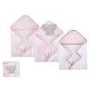 Hudson Baby 3pcs Knit Terry Hooded Towel-5