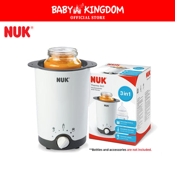 NUK Thermo 3 in 1 Bottle Warmer (Heat Up  Keep Warm  Defrost)