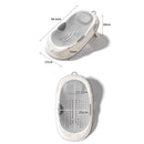 Lucky Baby Galy Collapsible Bath Tub W/Thermometer + Jelly Bath Support-5