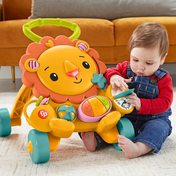 Fisher-Price Musical Lion Walker Infant Toy With Lights And Sounds - 0
