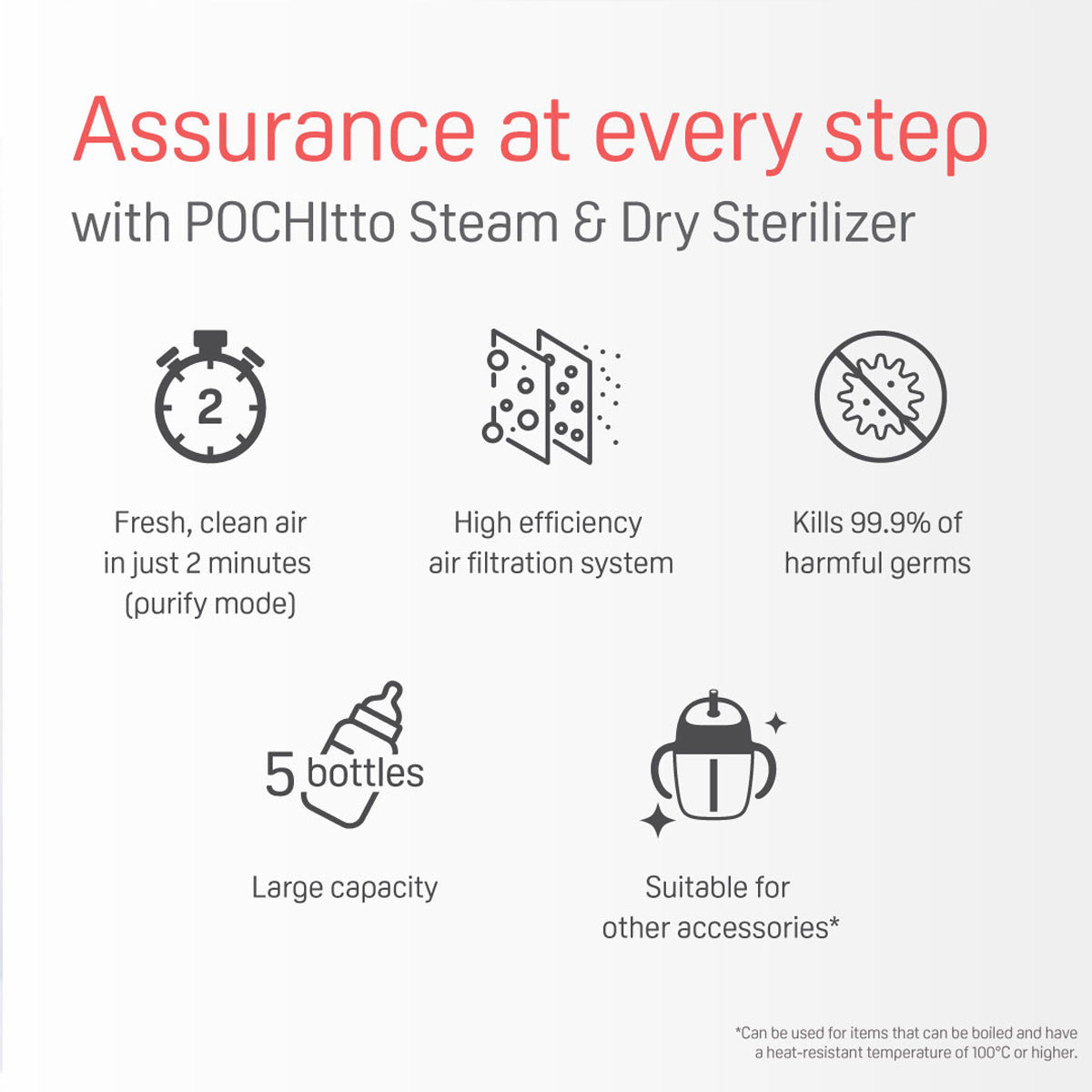 Pigeon POCHItto Steam & Dry Sterilizer