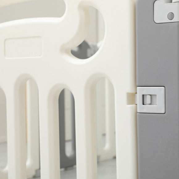 Lucky Baby Smart System Foldable Safety Play Yard - Moon Star