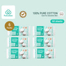 Purcotton 100% Cotton Tissue Face Wash Towels Baby Soft Towels Cleansing Towels-6