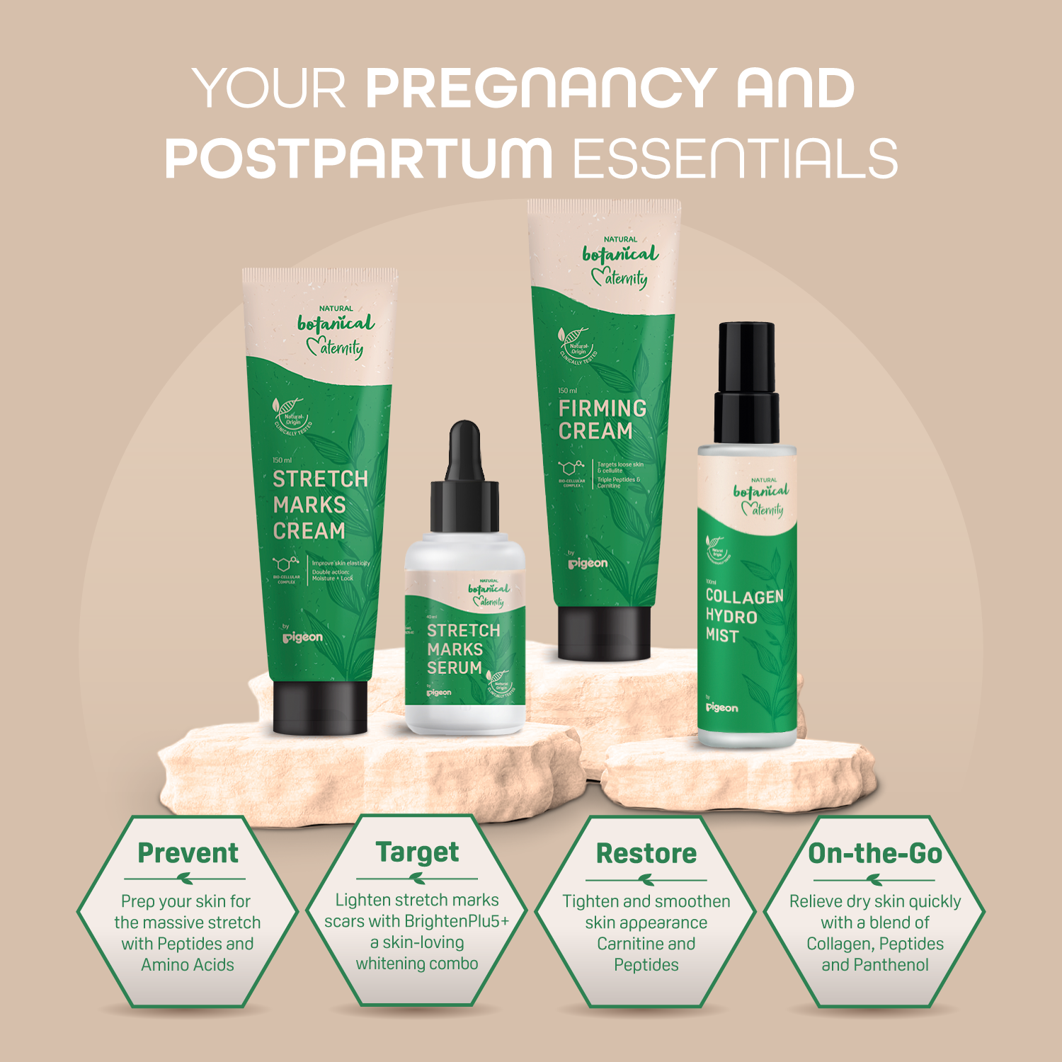 Pigeon Natural Botanical Maternity Skincare