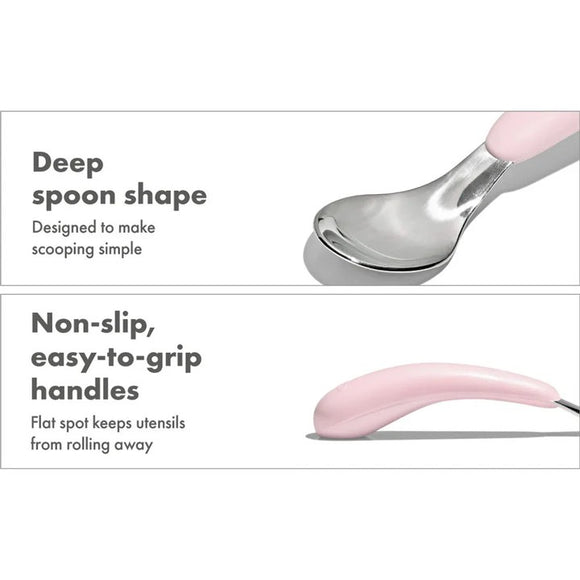 OXO TOT On-The-Go Fork And Spoon Set With Travel Case