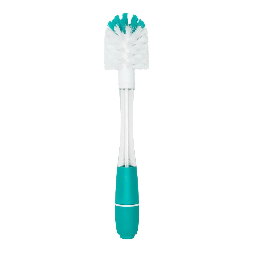 Oxo Tot Soap Dispensing Bottle Brush With Stand (Teal) - 0
