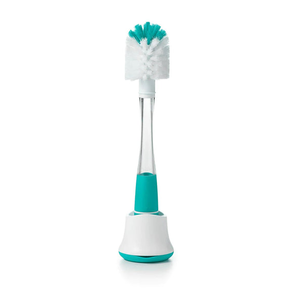 Oxo Tot Soap Dispensing Bottle Brush With Stand (Teal)