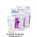 Philips Avent Breastmilk Storage Bag 180ml Collection - 25 Bags Per Pack-2