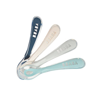 Beaba 2nd Stage Soft Silicone Spoons 4 Pack