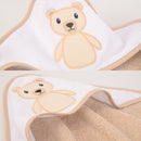 Hudson Baby 1 Piece Hooded Towel (Woven Terry)-5