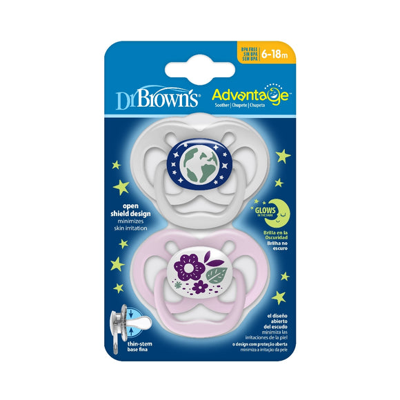 Dr Brown’s Advantage Glow In The Dark Pacifier