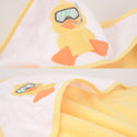 Hudson Baby 1 Piece Hooded Towel (Woven Terry)
