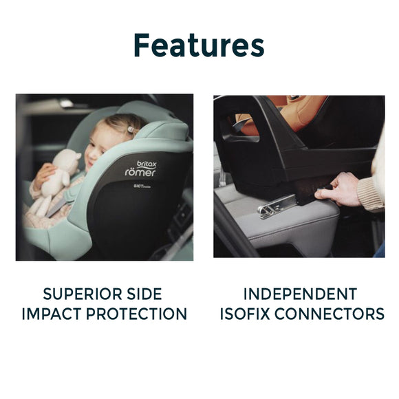 [ISOFIX]Britax Dualfix Pro 360° Car Seat/Infant Car Seat/Convertible Car Seat /Birth - 19kg