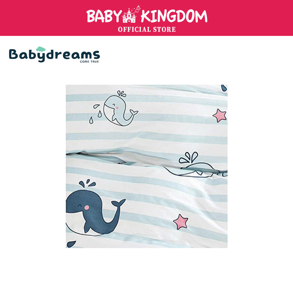 Babydreams 100% Cotton Fitted Bed Sheet/ Mattress Cover- BD809(24''x48''/60x120cm)